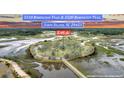 Beautiful aerial view of the marsh front property at 5510 & 5520 Remington Trail in Johns Island, SC at 000 Remington Trl, Johns Island, SC 29455