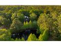 Private estate with a pond and surrounded by dense woodlands, providing a tranquil retreat at 5348 Mccullough Dam Rd, Wadmalaw Island, SC 29487