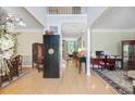 Spacious foyer with high ceilings, hardwood floors, and elegant decor at 9524 Markley Blvd, Summerville, SC 29485