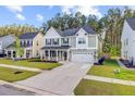 Lovely two-story home boasting a well-kept lawn, welcoming porch, and a convenient attached two-car garage at 596 Dunswell Dr, Summerville, SC 29486