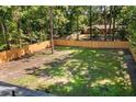 Expansive backyard featuring a newly installed wood fence, offering privacy and ample space at 109 Sawmill Dr, Summerville, SC 29483