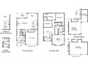 Detailed floor plan showcasing layout of first and second floors, with optional garage and kitchen at 251 Darby Meadow Ln, Ridgeville, SC 29472