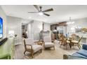 Inviting space showcasing a living room open to the dining area and kitchen at 271 Jackson St, Goose Creek, SC 29445