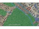 Aerial view shows property location surrounded by lush forest and near a freshwater wetland at 6242 Fieldstone Cir, Charleston, SC 29414