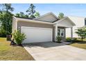 Beautiful home featuring a pristine lawn, a two-car garage, and lovely curb appeal in a quiet neighborhood at 309 Sedona Dr, Summerville, SC 29486