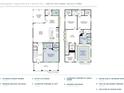 Detailed floorplan showcasing the layout of the home with multiple bedrooms, bathrooms, and living spaces at 140 Falaise St, Charleston, SC 29492