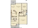 Layout of the home featuring a spacious great room, kitchen, Primary bedroom and a 2-car garage at 1041 Tea Time Dr, Summerville, SC 29485