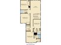 Second floor plan featuring bedrooms, bathrooms, a laundry room, and a central loft area at 109 Battle Boat Blvd, Summerville, SC 29485