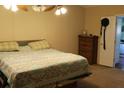 Spacious bedroom featuring a comfortable bed and a view into the bathroom at 204 Pete Ewers Dr, Summerville, SC 29483