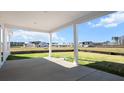 Covered patio featuring backyard view at 137 Summerwind Dr, Summerville, SC 29486