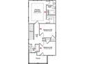 Second floor floor plan displays the primary bedroom, two additional bedrooms, and bathroom locations at 316 O'Malley Dr, Summerville, SC 29483