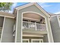 Exterior angle featuring the balcony of a condo with white railings and covered ceilings at 2317 Tall Sail Dr # 1005, Charleston, SC 29414