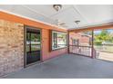 Spacious covered porch perfect for relaxing and enjoying the outdoors at 1593 Westwood Dr, Charleston, SC 29412