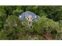 Aerial view of home showing wooded lot at 3331 Cottonfield Dr, Mount Pleasant, SC 29466