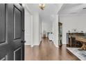 Elegant foyer with hardwood floors and view of the open-concept living spaces at 2467 Bergeron Way, Mount Pleasant, SC 29466