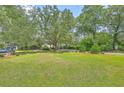 Expansive front yard with mature trees and meticulously manicured landscaping at 17 Johnson Rd, Charleston, SC 29407
