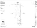 Topographic survey of the property showing property lines, dimensions, and relevant landmarks at 137 Droze Rd, Summerville, SC 29483