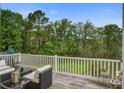 Relaxing outdoor seating area on a spacious deck, perfect for enjoying the scenic view at 1454 Carradale Ln, Mount Pleasant, SC 29466