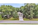 Two-story home surrounded by mature trees, a long driveway, and a well-manicured lawn at 3873 Hanoverian Dr, Mount Pleasant, SC 29429
