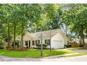 Attractive one-story home with manicured lawn and tree lined street in a desirable neighborhood at 2701 Four Winds Pl, Mount Pleasant, SC 29466