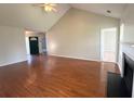 Spacious living room with a fireplace and hardwood floors at 286 Westbrooke Rd, Summerville, SC 29486