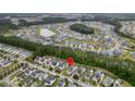 Aerial view of a Primary-planned community shows the home's location and surrounding neighborhood amenities at 234 Cameron St, Summerville, SC 29486