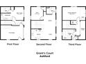 Detailed floor plan showing the layout of each floor with labeled rooms and dimensions at 1 Nats Ct, Charleston, SC 29403