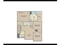 Second-floor floor plan featuring a Primary suite, additional bedrooms, and a convenient laundry area at 1343 Discovery Dr, Ladson, SC 29456