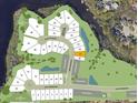 Aerial view map of homesite #21, located on Quiet Ibis Road near a lake and wetlands at 2018 Quiet Ibis Rd, Hanahan, SC 29410