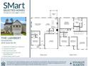 Floor plan of The Lambert model featuring 4 beds, 3 baths, kitchen, Gathering room, and 3,040 sq ft at 2018 Quiet Ibis Rd, Hanahan, SC 29410
