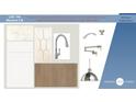 Warwick II B kitchen selections with modern fixtures and finishes at 3429 Seaton Street, Summerville, SC 29486