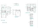 Detailed floor plan of Ashton-2168 showcasing the layout of the first and second floors at 770 Opal Wing St, Moncks Corner, SC 29461