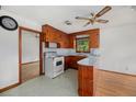 Cozy kitchen with wooden cabinets and vintage appliances at 2708 Mawood Ave, North Charleston, SC 29406
