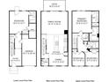 Detailed floor plan showcasing layout of bedrooms, bathrooms, kitchen, Gathering room, and garage at 424 Caledon Ct, Johns Island, SC 29455