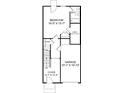 Detailed first-floor floorplan showcasing the foyer, bedroom, garage, and bathroom at 477 Caledon Ct, Johns Island, SC 29455