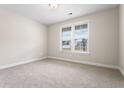 A bright, carpeted bedroom with a large window offering ample natural light at 769 Maynard Ln, Summerville, SC 29486