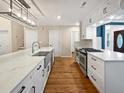 Spacious, modern kitchen features stainless steel appliances, a large island and custom cabinetry at 932 Portabella Ln, Charleston, SC 29412