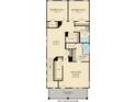 Detailed second floor plan featuring the bedrooms, bathrooms, loft area, laundry room, and balcony at 115 Battle Boat Blvd, Summerville, SC 29485