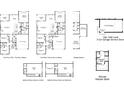 Detailed floor plan showcasing the layout of the home, including bedrooms, bathrooms, and living spaces at 243 Darby Meadow Ln, Ridgeville, SC 29472
