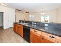 View of the kitchen counter overlooking an open dining and living area at 611 Grassy Hill Rd, Summerville, SC 29483