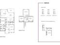 Detailed floor plan showcasing the layout of the main floor, upper floor and Primary bath options at 100 E Carolina Ave, Summerville, SC 29483