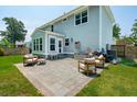 Beautiful backyard patio with comfortable seating, perfect for outdoor relaxation and entertaining at 1164 Sharpestowne Ct, Mount Pleasant, SC 29466
