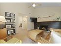 Bright living room with fireplace, television, and comfortable seating at 1368 Little David Court Ct, Charleston, SC 29412