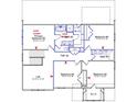 Upstairs floor plan includes bedrooms, bathrooms, a loft and walk-in closets, for enhanced storage and comfort at 3033 Seaton Street, Summerville, SC 29486