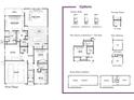 First floor blueprint featuring open-concept living, kitchen, Primary suite, and flexible room options at 8605 Connor Ct, North Charleston, SC 29406