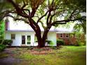 Large backyard featuring a beautiful mature tree providing ample shade to the home at 2734 Mona Ave, Charleston, SC 29414