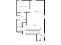 Detailed floorplan showcasing the layout of the primary bedroom, living room, and kitchen at 118 Lagoona Dr, Summerville, SC 29483