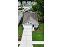 Aerial view of a well-maintained home showcasing its neat landscaping and inviting curb appeal at 1460 Oldenburg Dr, Mount Pleasant, SC 29429