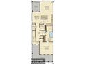 Floor plan showcasing the layout of the first floor featuring the owner's suite, kitchen, and Gathering room at 770 Clay Field Trl, Summerville, SC 29485