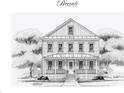 Architectural drawing of a beautiful two-story home with a welcoming front porch and classic design at 3898 Summerton Street Dr, Mount Pleasant, SC 29466